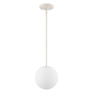 Bleecker 7.75" Metal/Glass Globe LED Pendant